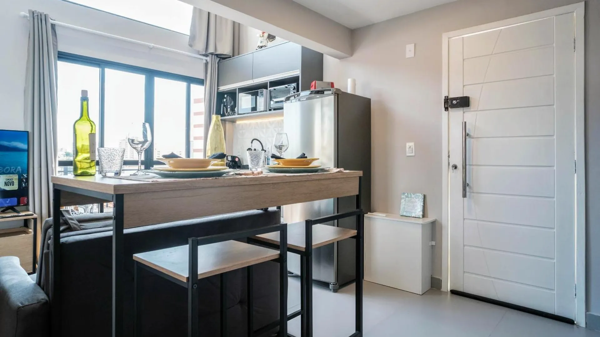 شقة Loft Com Vista Panoramica Aeroporto Spexpo Metro Com Ac ساو باولو